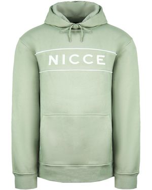 Nicce London Long Sleeve Pullover Geti Hoodie 211 1 02 09 0341 - Green