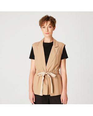 Smart & Joy Vesten Met Trekkoord - Naturel