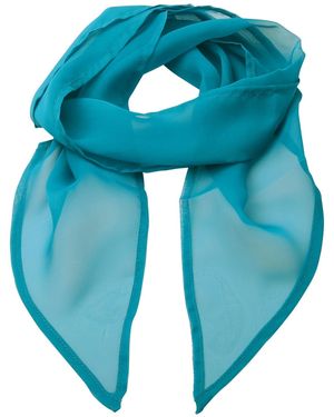 PREMIER Ladies/ Work Chiffon Formal Scarf - Blue