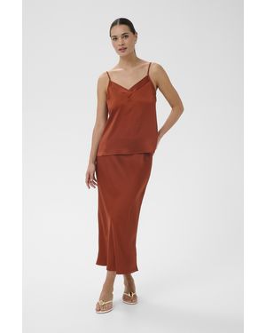 Kaffe Mouwloos Shirt Kalotte Mouwloos Shirt Regular Fit - Rood