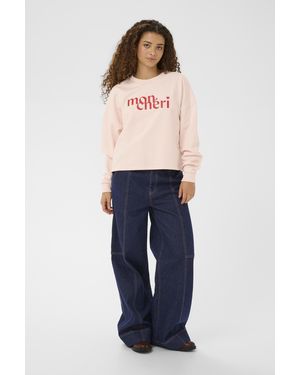 Saint Tropez Sweatshirt Pegrinasz Sweatshirt Oversize Fit - Blauw