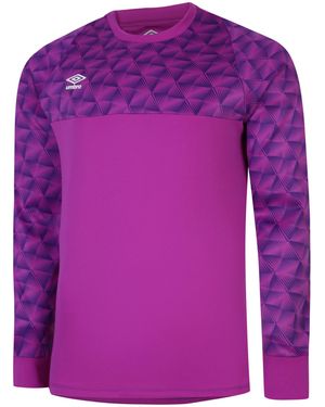 Umbro Flux Long-Sleeved Goalkeeper Jersey Cactus/Electric/ - Purple