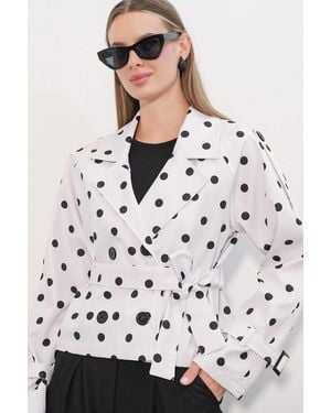 Bigdart Short Belted Trench Coat - Multicolour