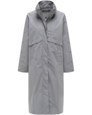 Navahoo Parka Tussenjas Zenblüte Met Staande Kraag - Grijs