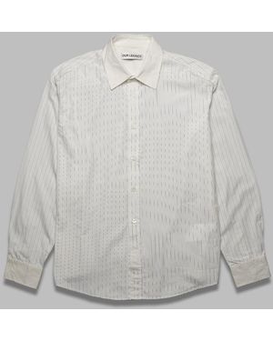 Our Legacy Voorbij Shirt Monnikstreep - Grijs