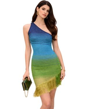Akep Vestido De Mujer Matizado - Verde