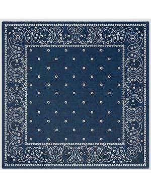 Max Mara Silk Scarf Night - Blue