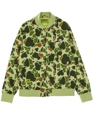 Staple Blouson Aviateur Classique Pigeon Camouflage Pour Homme - Vert