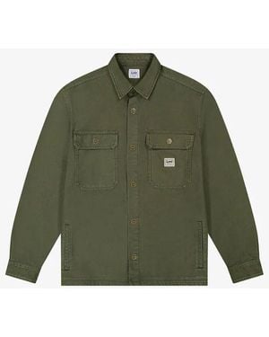 Lee Jeans Shirts 112370469 Workwear Overshirt Oak Moss - Green