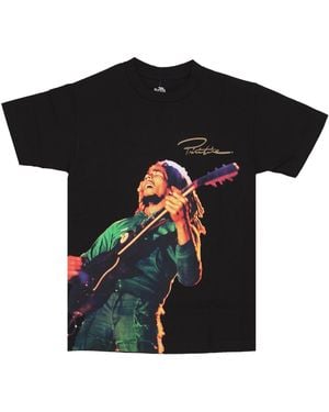 Primitive Skateboarding Camiseta Wildone Tee X Bob Marley Negra Hombre - Negro