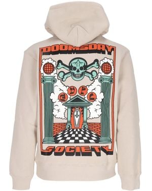 Doomsday Sudadera Con Capucha Para Hombre Lodge Of Darkness Sudadera Con Capucha Crema - Neutro