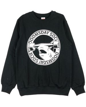 Doomsday Hammerhead Herren-Sweatshirt Mit Rundhalsausschnitt - Schwarz