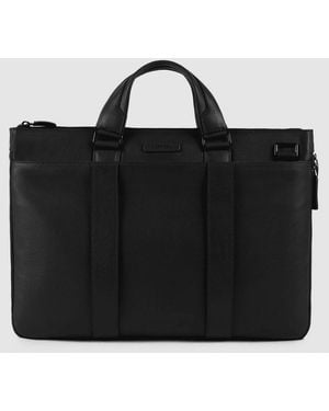 Piquadro Bolso Delgado De Hombres Ca4021Mos-N Negro