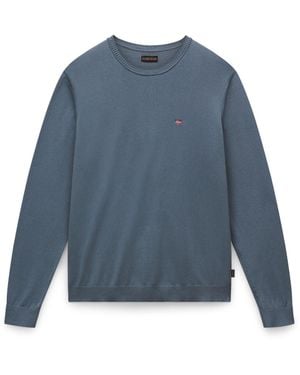 Napapijri Hemden Mann Dekodierung 5 Np0A4Huw G1Y1 Stormy Weat - Blau