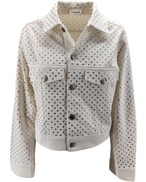 P.A.R.O.S.H. Chaquetas Blancas - Gris