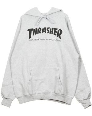 Thrasher Capucha Skatemag Para Hombre Gris/Negro