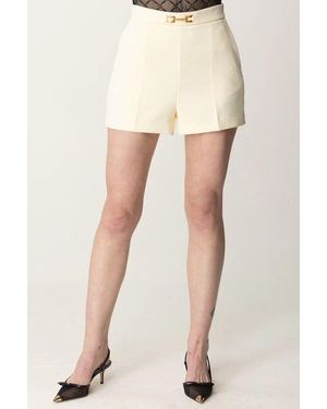 Elisabetta Franchi Kurze Und Bermuda Frauen Sh00751E2 Dc7 - Natur