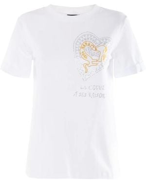 Nenette T-Shirt Heart - White