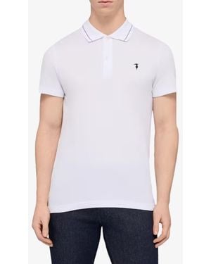 Trussardi Regelmabige Polo-Pulver - Weiß