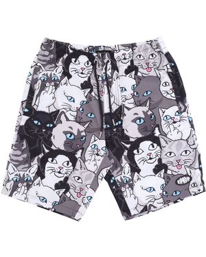 RIPNDIP Family Tree Badeshorts Herren Badeshorts Schwarz - Blau