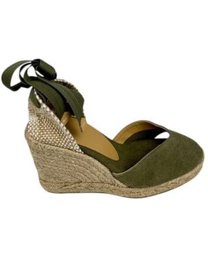 Castañer Zapatos Bajos Militares - Verde