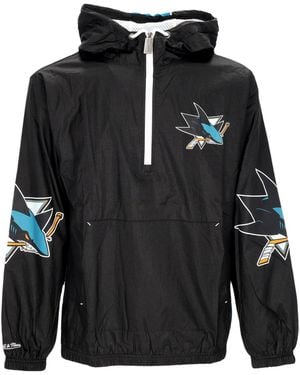 Mitchell & Ness Pull-On Windbreaker Nhl Team Og 2.0 Anorak Windbreaker Sajsha - Black