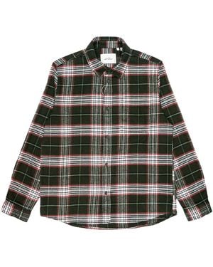 Les Deux Shirt Check Out - Groen