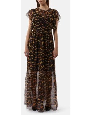 Silvian Heach Dress Long Dress Egorv - Brown