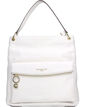 Nannini Taschen. Creme - Weiß