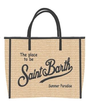MC2 Saint Barth Hand Bag With Shoulder Strap Viv0007-00421L - Natural