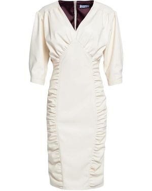WEILI ZHENG Midi Dress - White