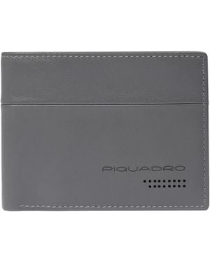 Piquadro Wallet Pu257Ub00R-Gr - Gray