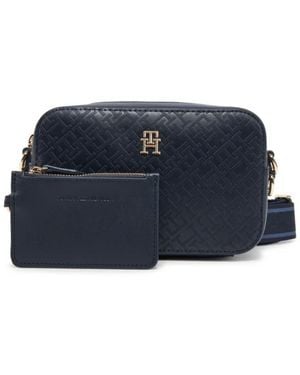 Tommy Hilfiger Borsa Th Chambre Distinct - Bleu