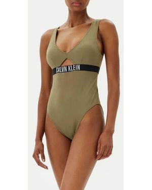 Calvin Klein Una Fashion Fit Banador - Verde