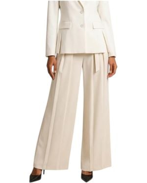 Imperial High Waisted Palace Pants With Pens - Natural