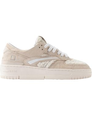 Date W431-To-Td-Wh Fecha Suede Mujer Blanco