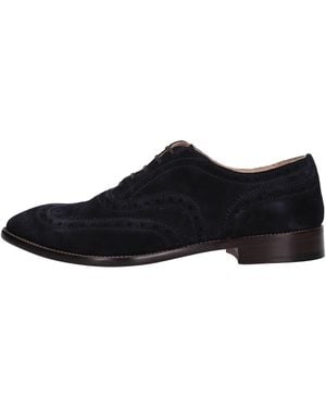 Lo.white Niedrig Schuhe Blau - Schwarz