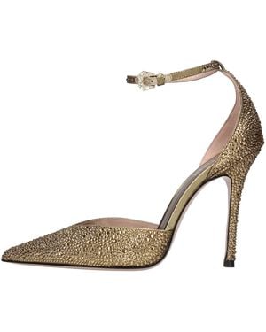 Gedebe With Heel Golden - Natural