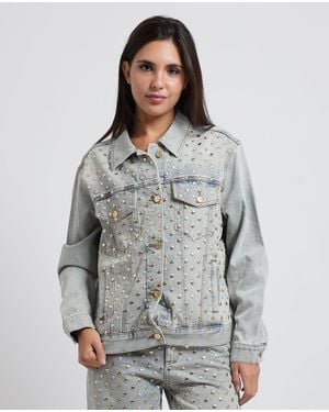 ARMANI EXCHANGE Chaquetas Azules - Gris