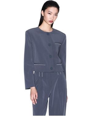 AX-ARMANI Jacket 0656Af16145 Chanel - Blue