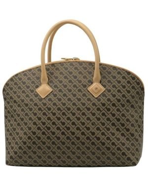 Gherardini Millerighe Damen Bowling Tasche Spreading Stoff Tasche - Mettallic