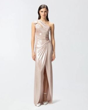 Pinko Stricktrikot Kleid 25 - Weiß