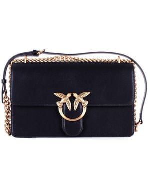 Pinko Handbag 100941A0F1 Z99Q Love One Classic Dc Calf If - Blue