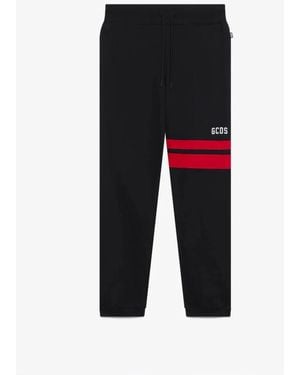Gcds Broek Logo Normale Joggingbroek - Zwart