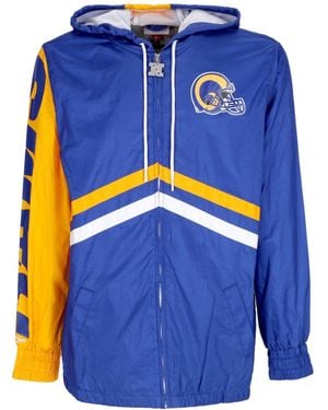 Mitchell &amp; Ness Nfl Undeniable Full Zip Windbreaker Losram Windbreaker - Blue