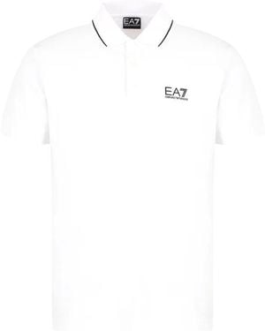 EA7 T-Shirt En Polo Bianco - Wit