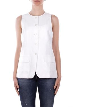 Ralph Lauren Vest 200P08950 002 Woven Shirt - White