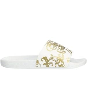 Versace Jeans Couture Zapatillas Shelly Con Fondo Dis.Sq3 - Metálico
