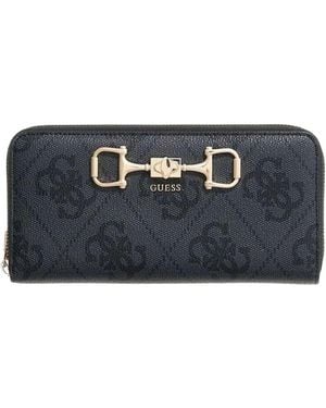 Guess Wallet Janie Logo Slg - Black