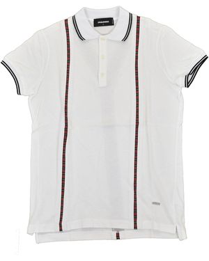 DSquared² Polo Blanco De Hombre 2 Mod. S71Gd0463 S23033 100